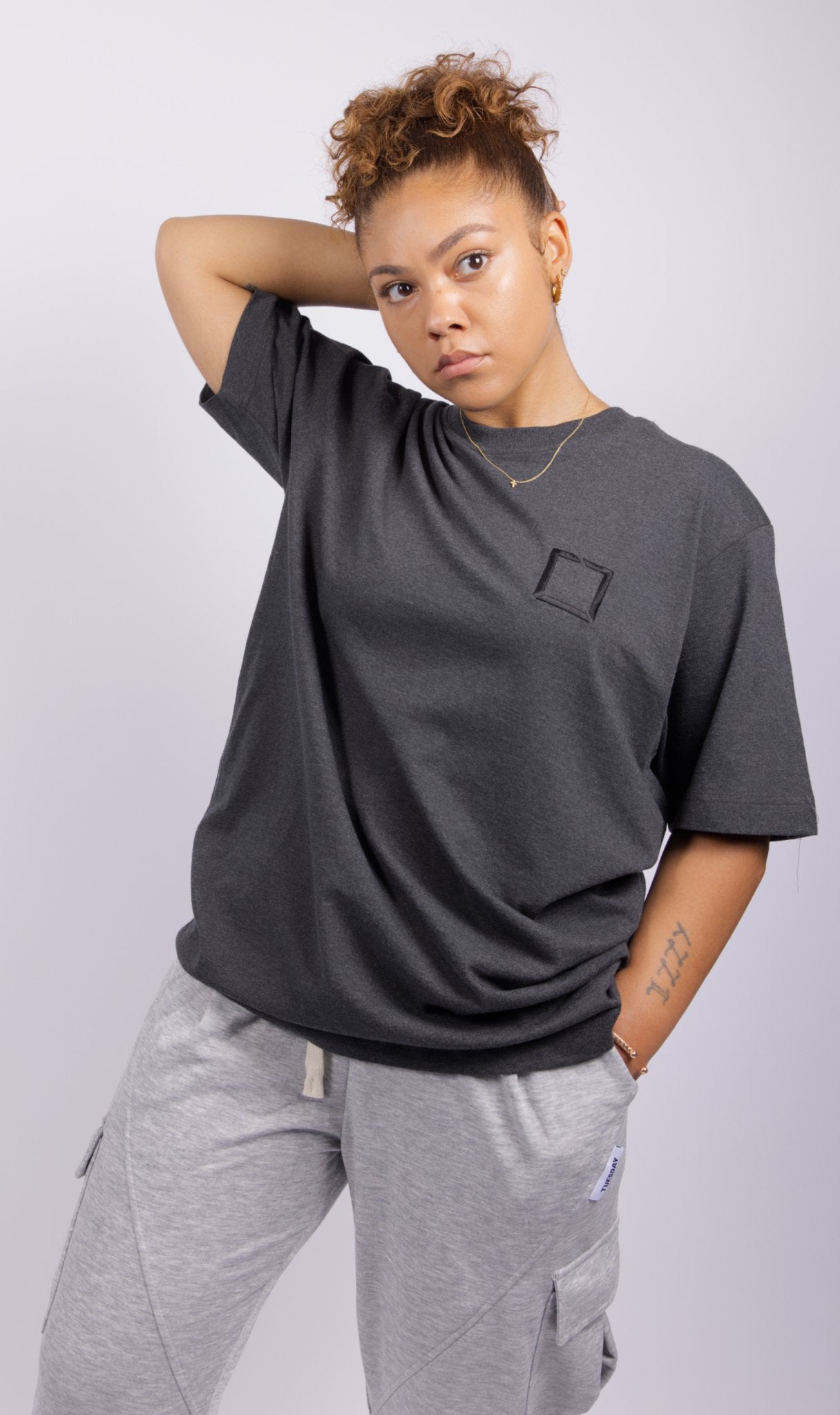 Heavy Oversized Women’s Tee Square Form - Smoke'm