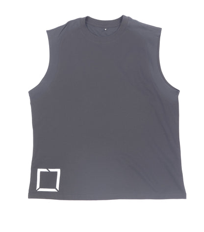 Sleeveless Baggy Tee Square Form - Smoke'm